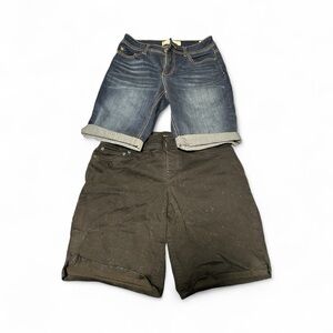 Black Jean  and denim Shorts offer a Classic Cut